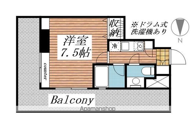 メゾン・ド・ヴィレ市ヶ谷の間取り