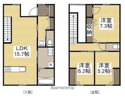 グランメゾンクレスト南蔵王Ⅰ[3LDK/91.91m2]の間取図