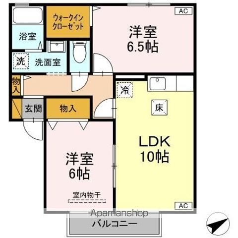ボヌール ABCDEの間取り写真