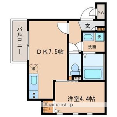 MOVE六番町WESTの間取り写真