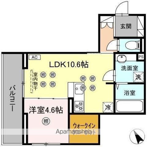 ＤーＲＯＯＭ香椎駅東の間取り