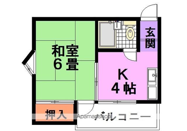 グレイスマンション1番館の間取り写真