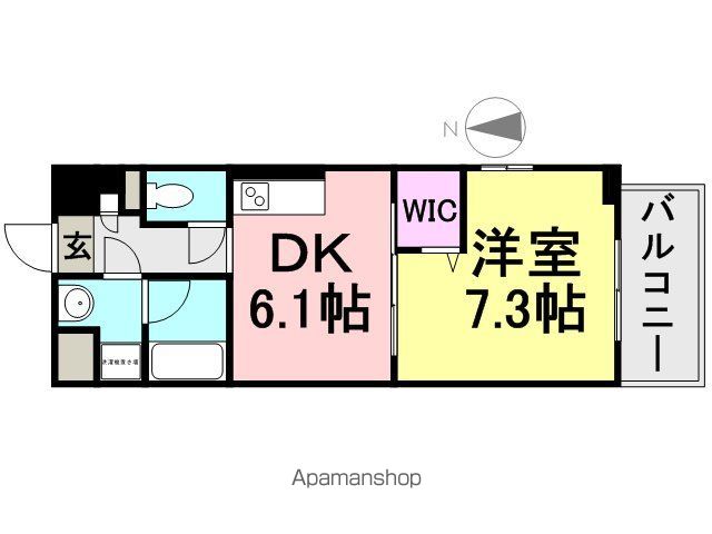 アジュール水堂の間取り写真