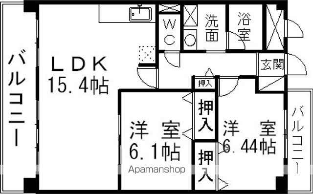 KーCITY葦高の間取り写真