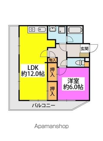 プリンスマンション五条の間取り