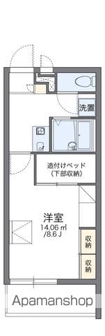 レオパレス田村の間取り写真