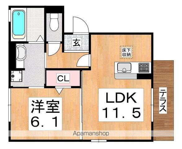 プラセール-Kの間取り写真