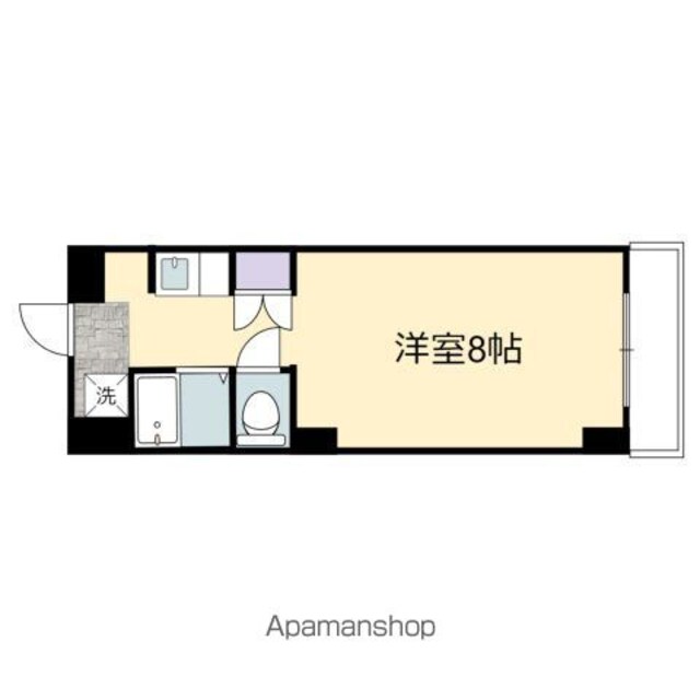 カルティエ宇品西[1R/20m2]の間取図
