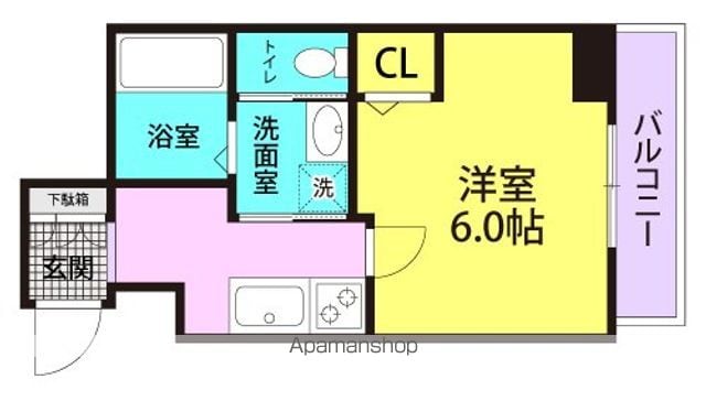 レーヴメゾン尼崎大物の間取り写真