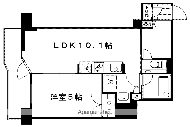 プレミスト京都御池通の間取り写真