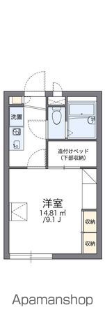 レオパレスプラムキャッスルの間取り