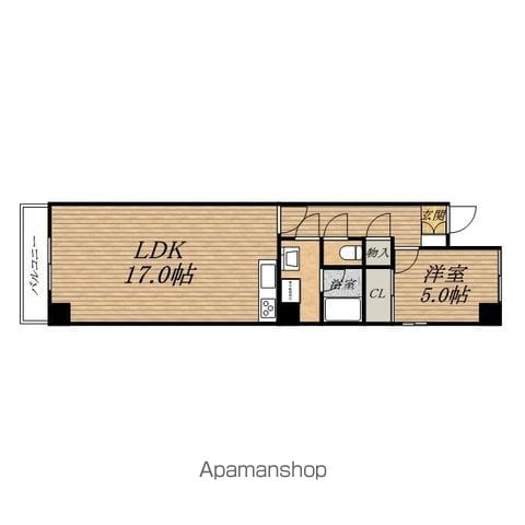 ADW RESIDENCE 谷町四丁目の間取り写真