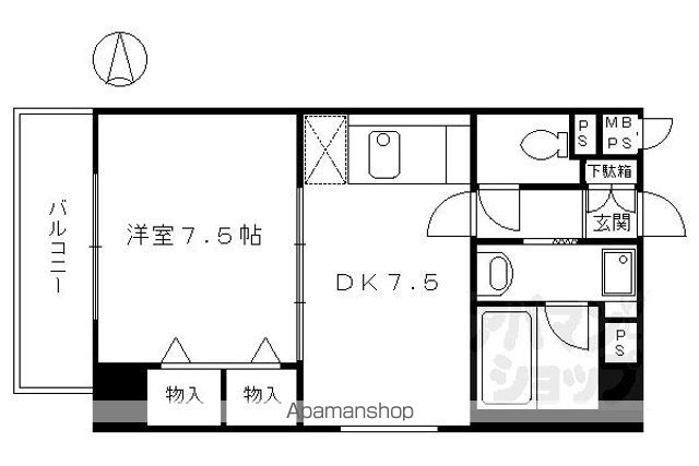 ライオンズマンション四条西洞院の間取り写真