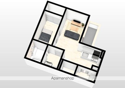 ＲＥＧＡＬＥＳＴ　庭瀬Ⅰ[1LDK/30.77m2]の内装1