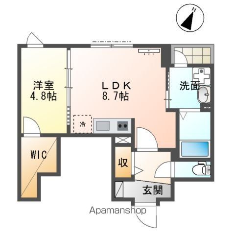 （仮称）福生市福生マンション工事の間取り