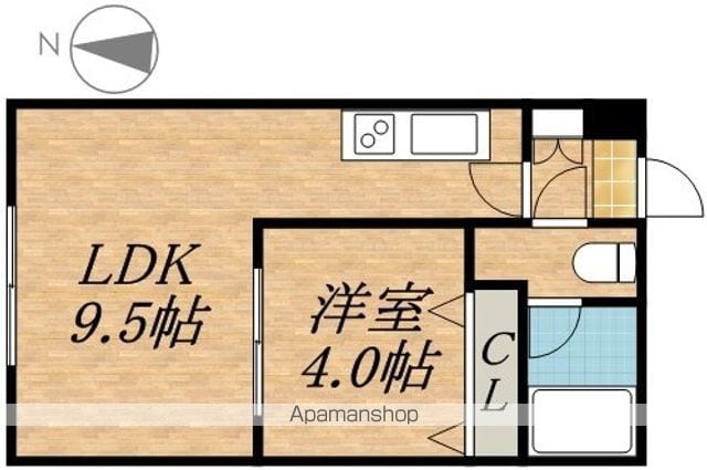 モア南6条の間取り写真