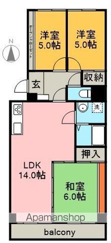 ノーメル 香南の間取り写真
