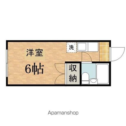 ハイツタカハシＡ[1R/17.39m2]の間取図