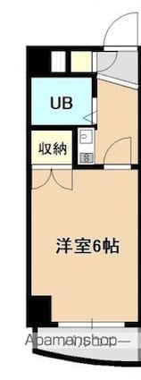 広島県広島市中区舟入南３丁目[1K/16.57m2]の間取図