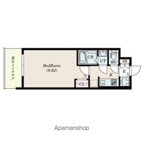 SーRESIDENCE江坂EMINENCEの間取り写真