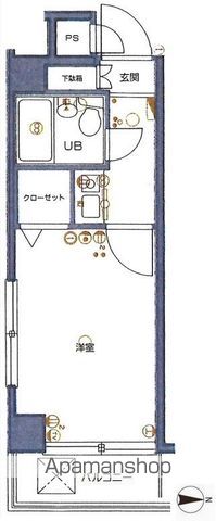 クレッセント武蔵小山の間取り写真