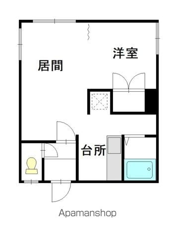 ハイツカワタの間取り写真