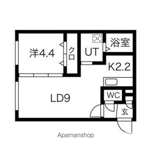 グランデール新札幌Iの間取り写真