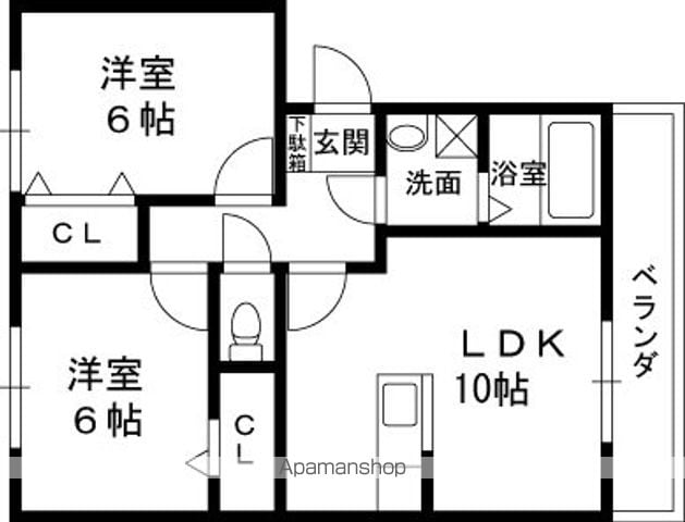 グラシアスの間取り写真