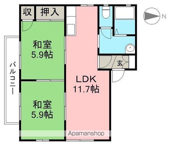 クレセント・トウヨウ　Ｂ棟のイメージ