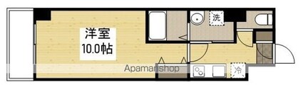 エイトバレー４３平和大通り[1K/29.76m2]の間取図