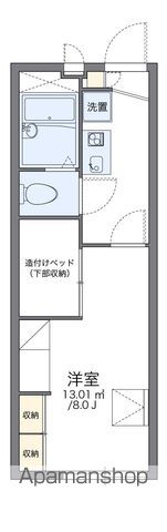 レオパレスとくしま 中前川町の間取り写真