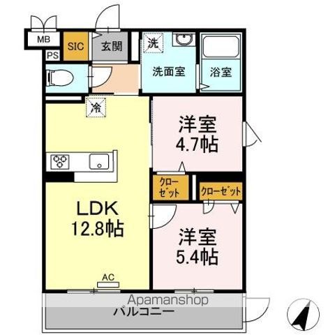 グランジュール大手町の間取り写真