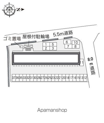 レオパレス松山インター 306 ｜ 愛媛県松山市北土居５丁目6-16（賃貸マンション1K・3階・31.33㎡） その16