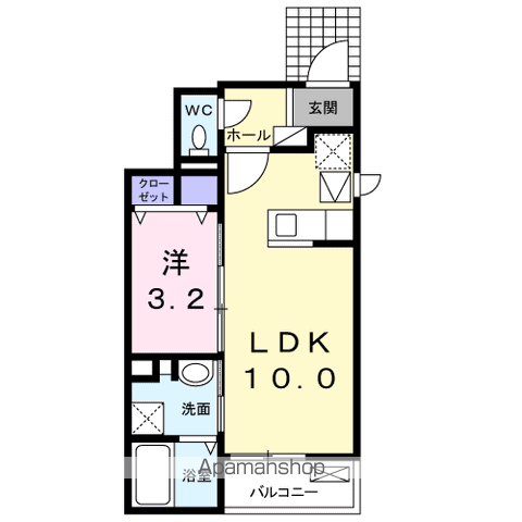 【アムカス中根の間取り】