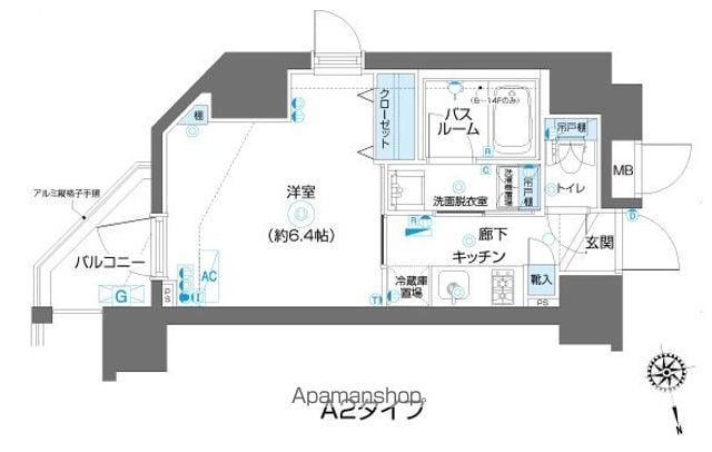 ZOOM川崎SOUTHの間取り写真