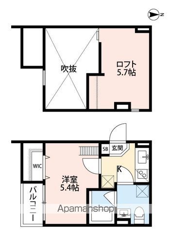 フィエスタ北島の間取り写真