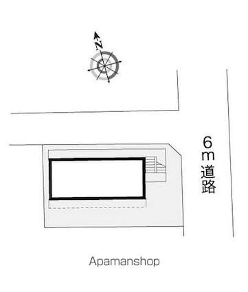 レオパレスキュービクル浅草橋[1K/17.98m2]の配置図