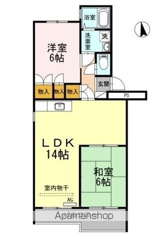 第3桂マンションの間取り写真