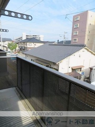 ピースフル[2DK/44.49m2]のバルコニー