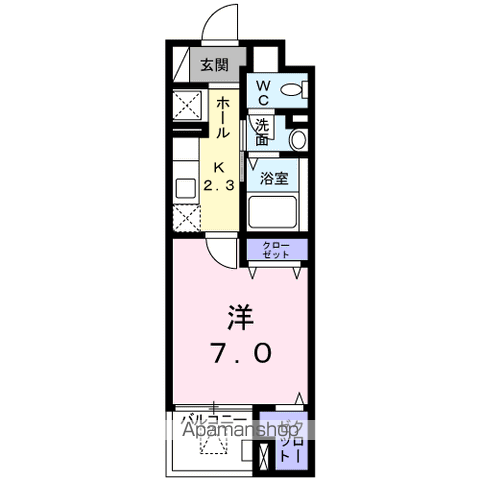 【メルヴェーユ柏の葉の間取り】