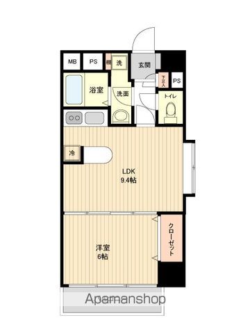 レジディア仙台本町の間取り写真