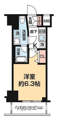 ガレリアレジデンス石川町の間取り写真