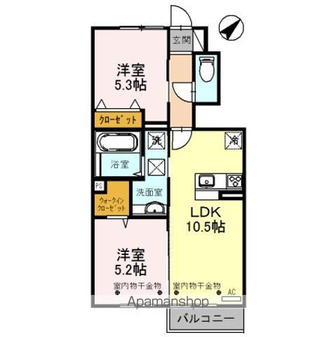 DーROOM道下の間取り写真