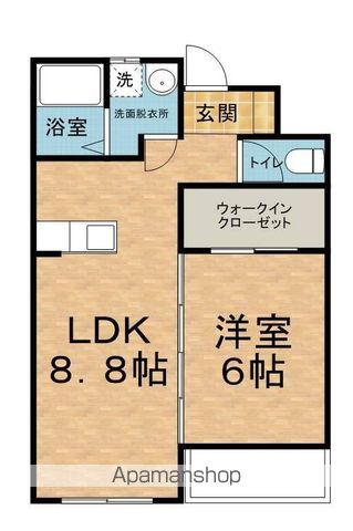 メルベージュNの間取り写真
