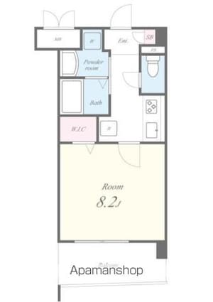コンドミニオ　けやき[1K/27.94m2]の間取図