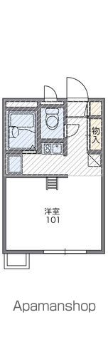 レオパレス仁豊野の間取り写真