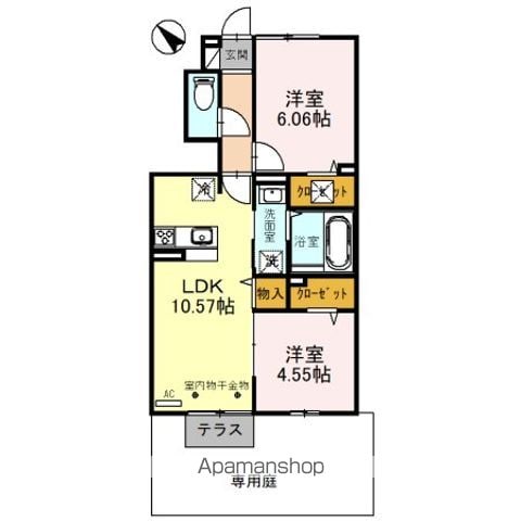 DーROOM BRLLIANTの間取り写真