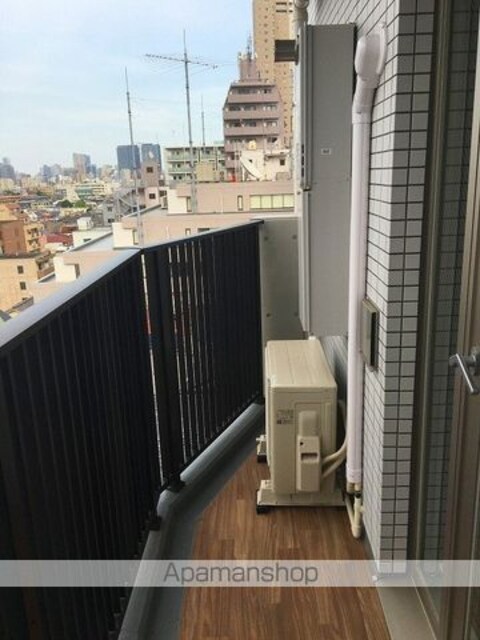 メインステージ若松河田[1K/25.32m2]のバルコニー