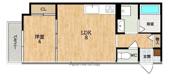 EST西岡町IIの間取り写真