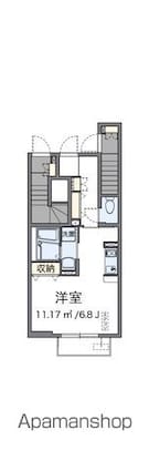 クレイノＫＥＥＰ　ＮＥＸＴⅠ[1R/26.66m2]の間取図